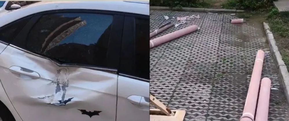 小区排水管掉落将车砸坏小区排水管掉落砸坏车辆，事故原因与应对策略